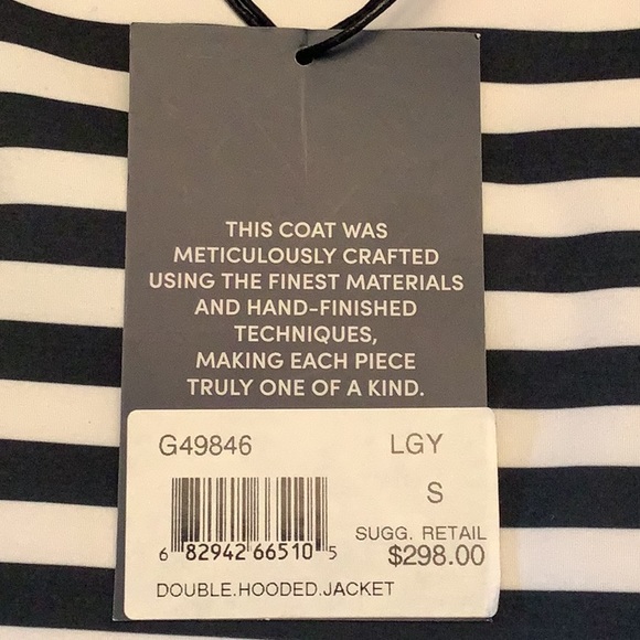 Cole Haan Men’s Spring Hooded Jacket Size S Brand New - Picture 5 of 7